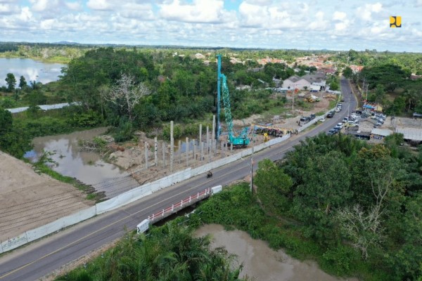Kementerian PUPR Bangun Jembatan Nibung di Bangka Tengah, Turunkan Biaya Logistik dan Gerakkan Ekonomi Bangka Belitung