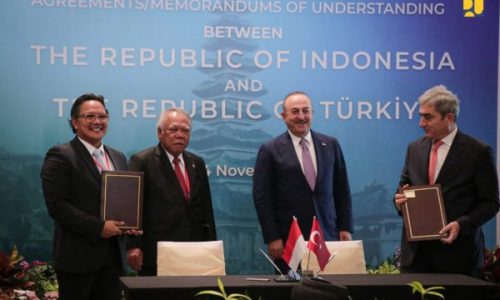 Menteri Basuki Hadiri Penandatanganan Kerja Sama Bilateral Indonesia dengan Turki